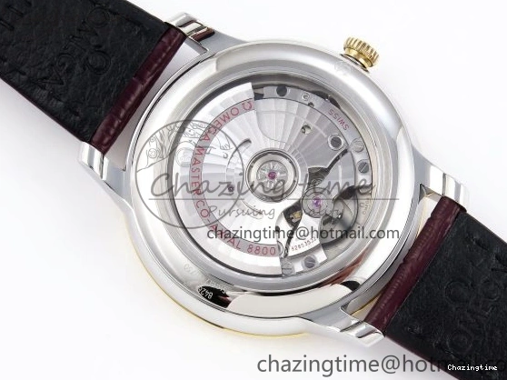 0201 De Ville Date YG MKF 1:1 Best Edition Brown Dial Roman Marker on Brown Leather Strap A OdorResistant 7751